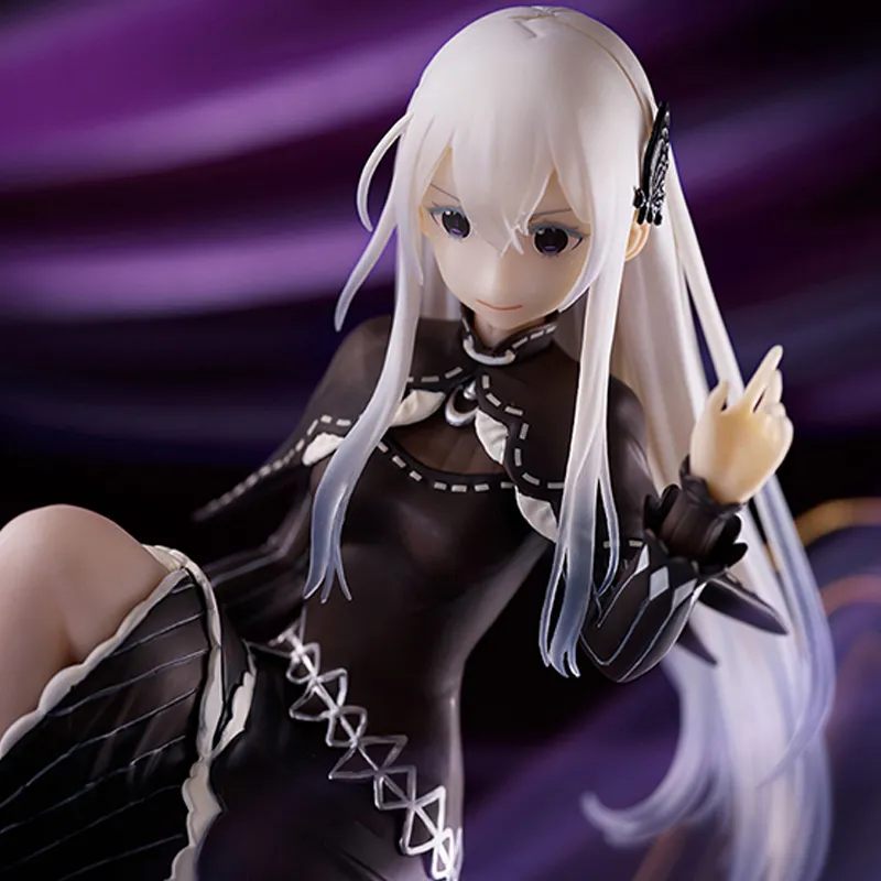 BANPRESTO Echidna Glass Factory Ichiban Kuji Starting From Zero Drowsy Tea Party A Shou Scale Figures 15.9cm-3