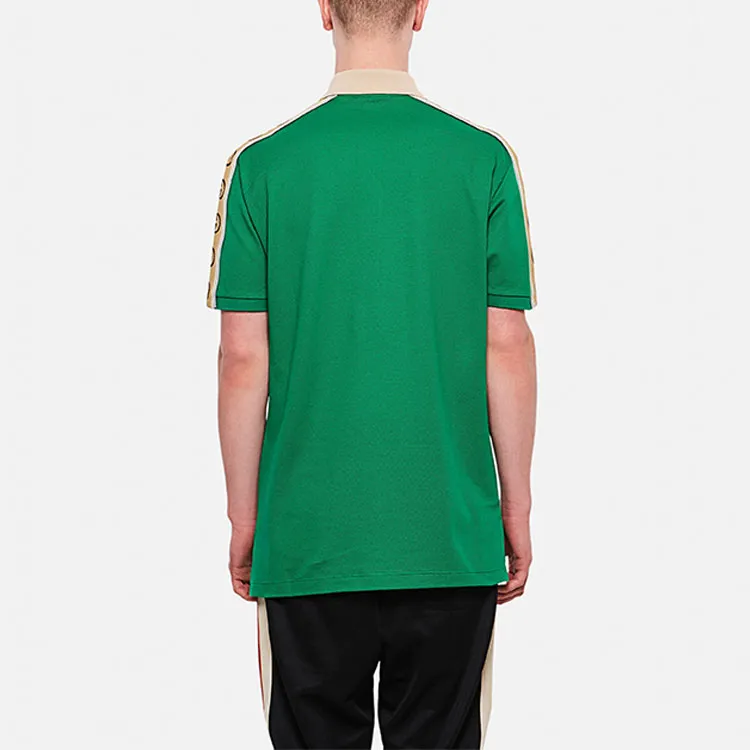 GUCCI SS22 Polo Shirt Men's Green-4