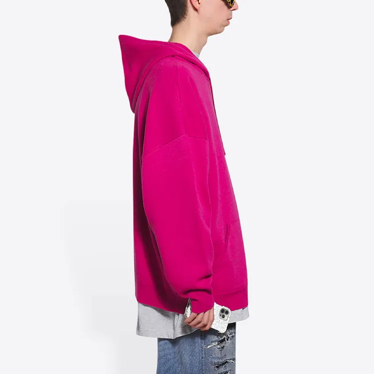 Balenciaga Sweatshirts Men Rose Red-3
