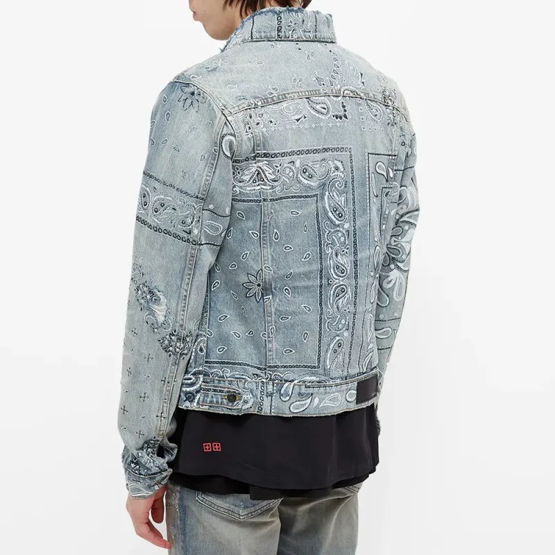 AMIRI Bandana Trucker Jacket-2