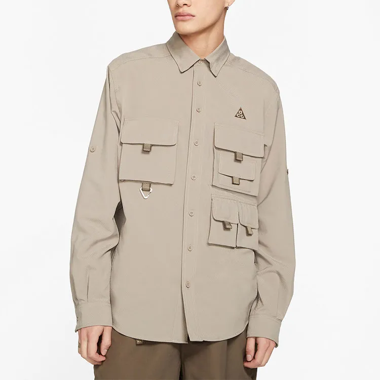 Nike Jackets Men Khaki-3