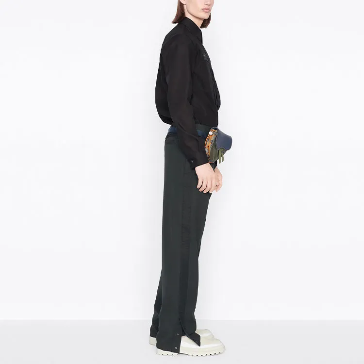 Sacai X DIOR Quarterly New Products Shirts Men Black-4