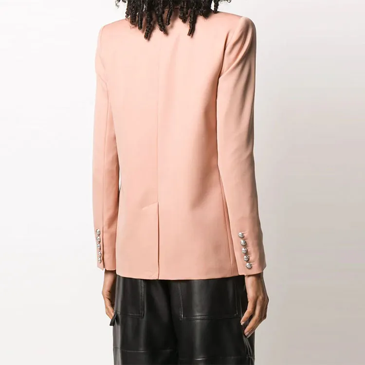 BALMAIN Business Suit Coat Women's Pink-1