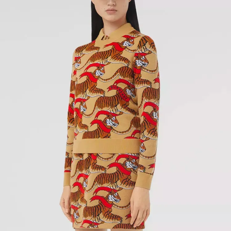 Burberry Sweater Women's Honey Beige-1