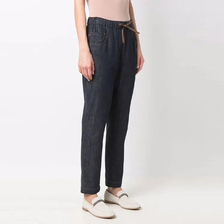 Brunello Cucinelli Jeans Women's Dark Blue-3