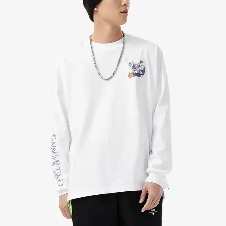 LINING T Shirts Unisex Basic White-3
