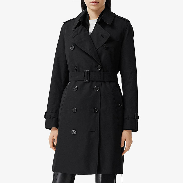 Burberry Double Breasted Belted Trench Coat 6 - POIZON