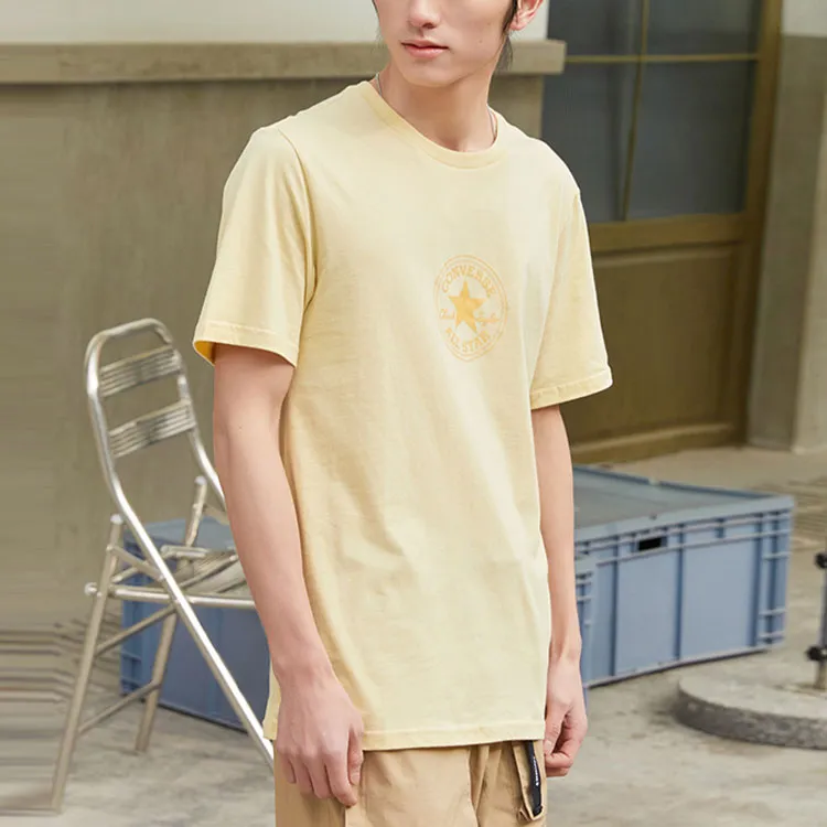 Converse T Shirt Men's Beige Yellow-4