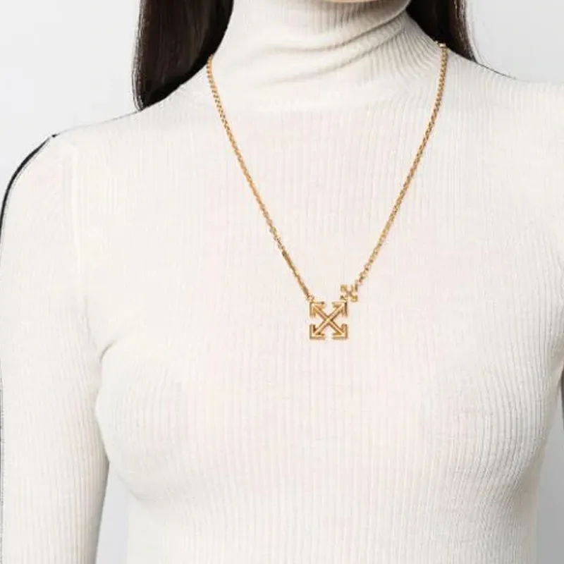 OFF WHITE Necklaces Women's Gold-3