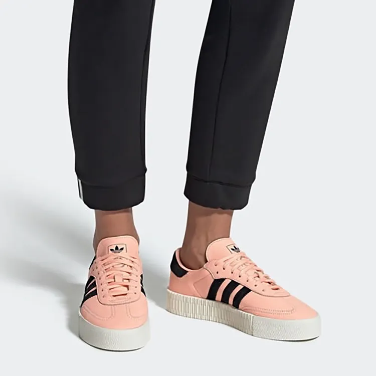 Adidas Sambarose Clear Orange Core Black Women's-4