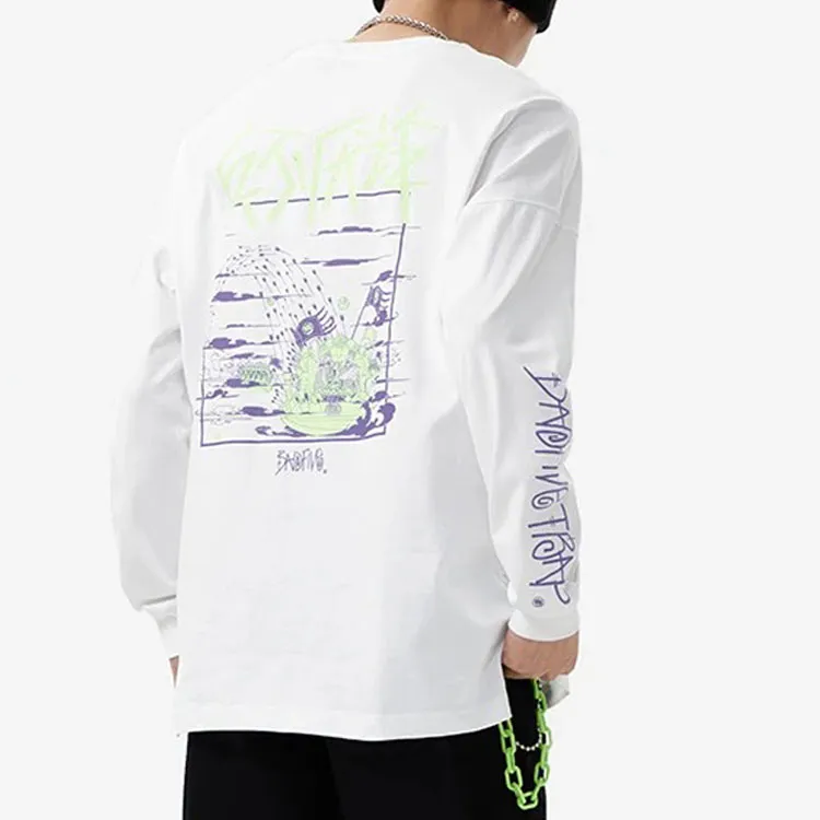 LINING T Shirts Unisex Basic White-2