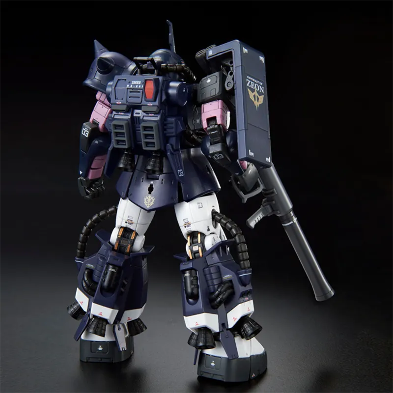 BANDAI RG 1 144 PB Limited MS 06R 1A Black Tri Star High Mobility Zaku II Model Kits 13cm-5