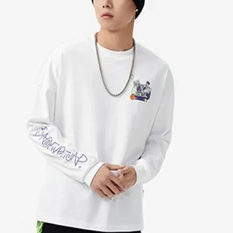 LINING T Shirts Unisex Basic White-4
