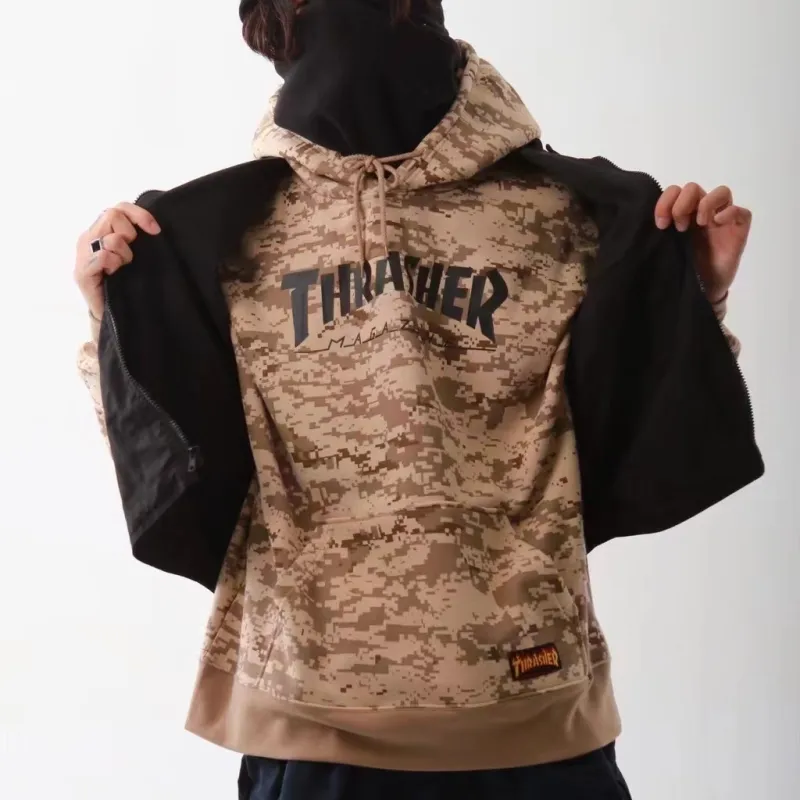 Rothco X Thrasher Sweatshirts Unisex Desert Gray-2