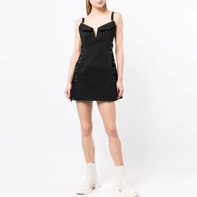 DION LEE Sleeveless Dresses Women's Black-3