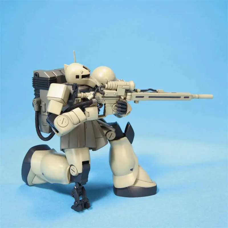 BANDAI HG Collection 1 144 Zaku Mobile Suit Gundam, Sniper Type I Gray Model Kits 13cm-2