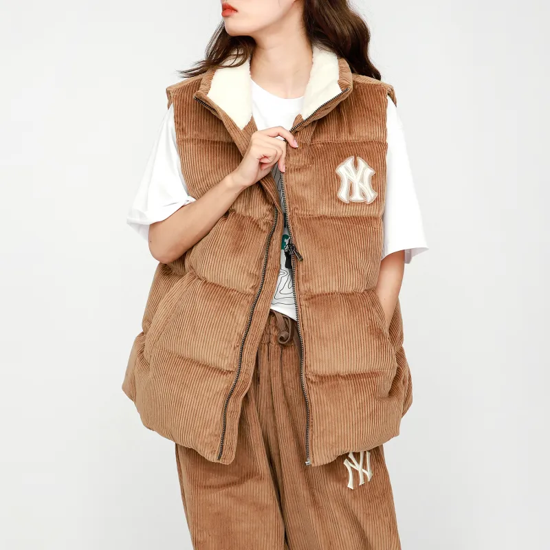 MLB New York Yankees Vest Unisex Khaki-2
