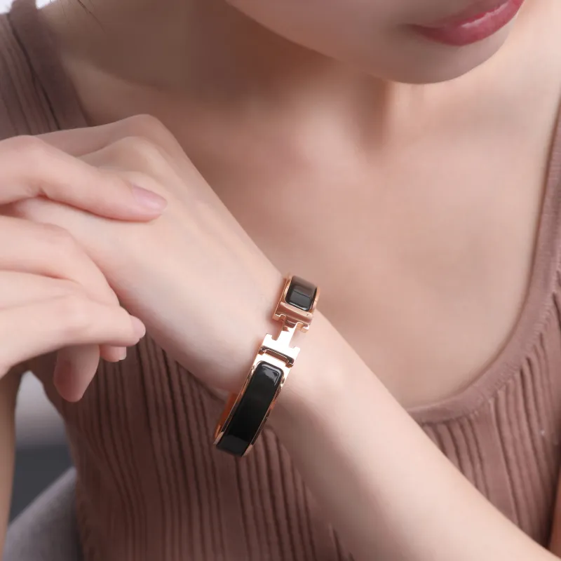 HERMES Clic H Bangles Unisex-2
