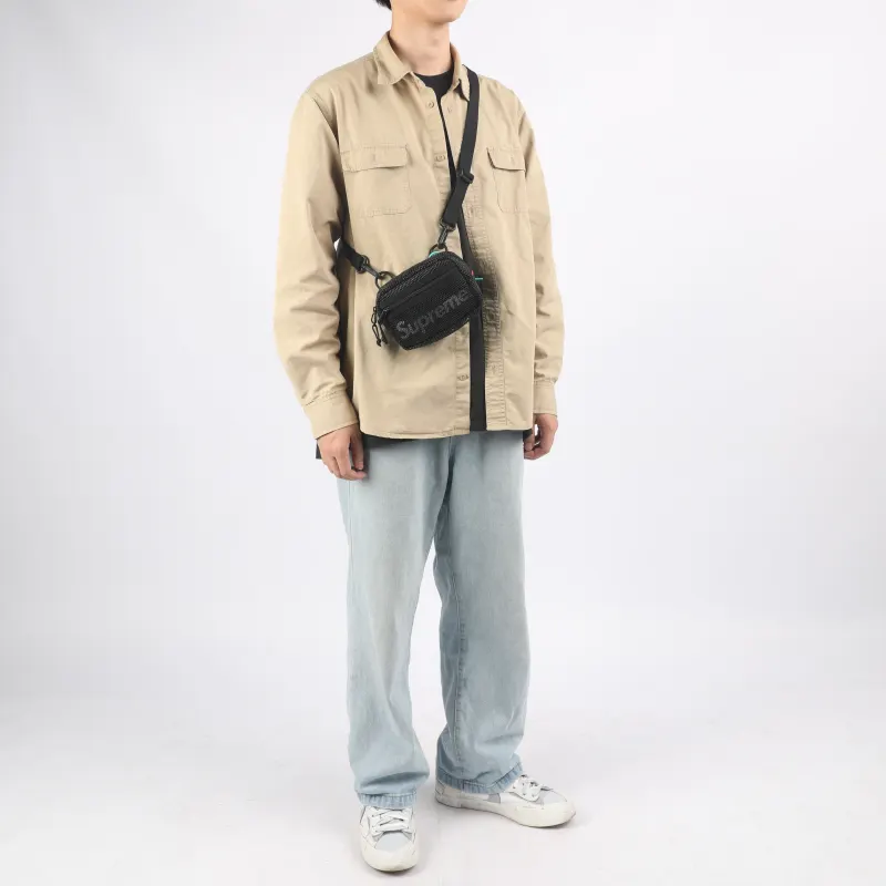 Supreme Spring/Summer 2020 Collection Polyester Shoulder Bag, Crossbody Bag Regular Unisex Black-2