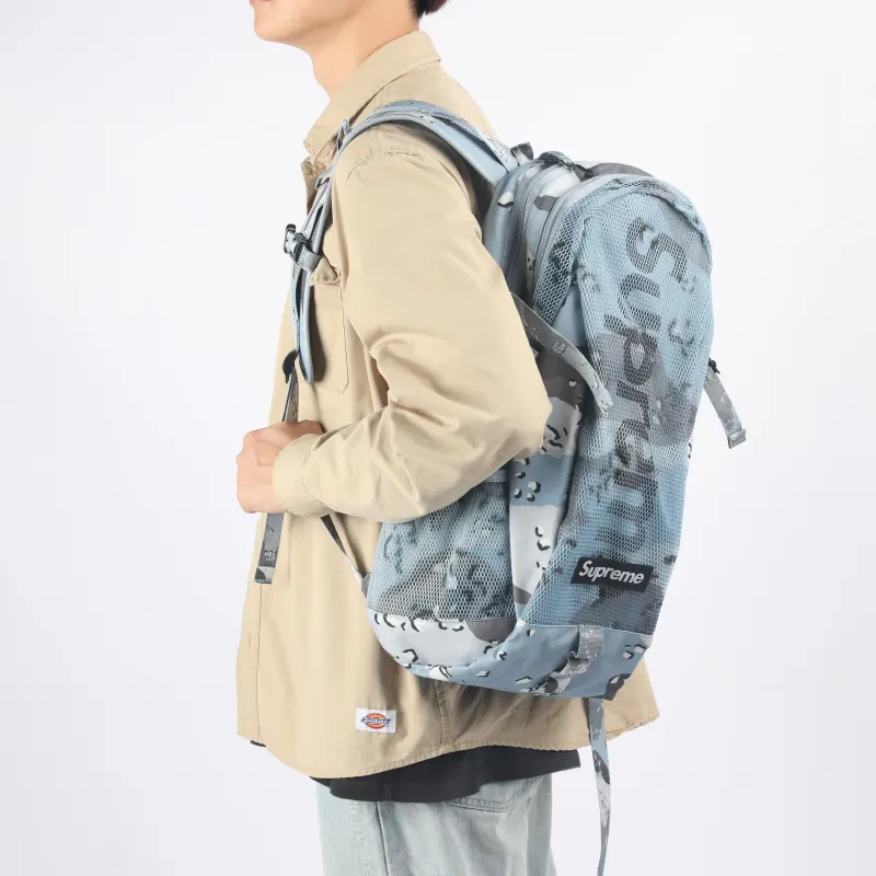 Supreme Spring/Summer 2020 Collection PVC Backpack Tubas Unisex Ice Blue & Blue White-4