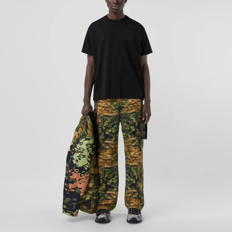 Burberry Logo Graphic Cotton Oversized T Shirt-1