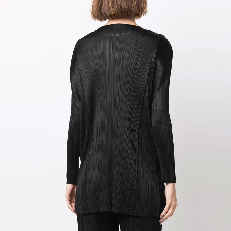 PLEATS PLEASE ISSEY MIYAKE Long-Sleeved Dresses Women's Black-3