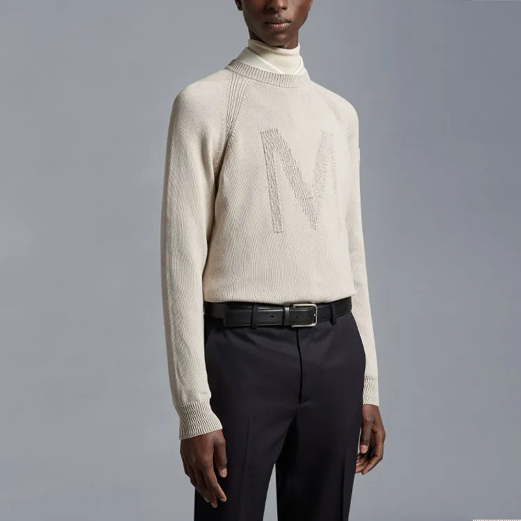 Moncler Sweaters Men Beige-3