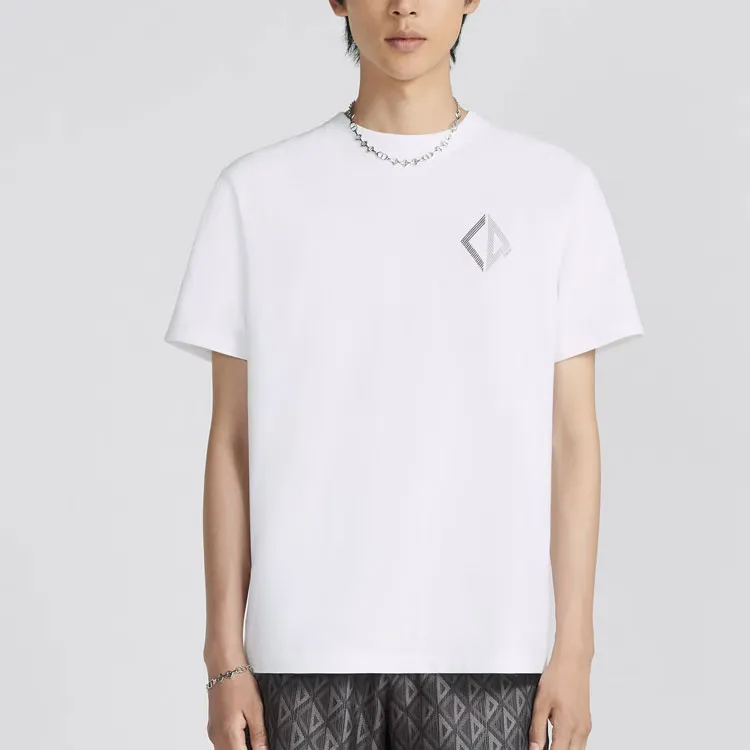 DIOR T Shirts Men White-2