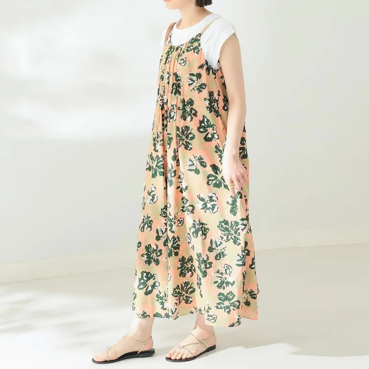 Beams Slip Dresses Women's Pink-5