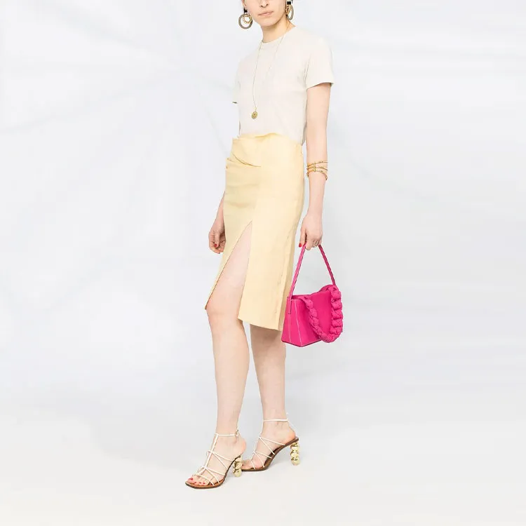 Jacquemus La Jupe Drap 'Yellow'-3