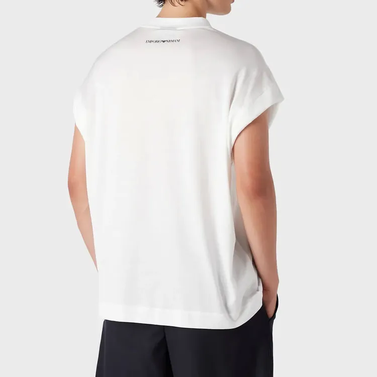 EMPORIO ARMANI SS23 T Shirt Men's White-3