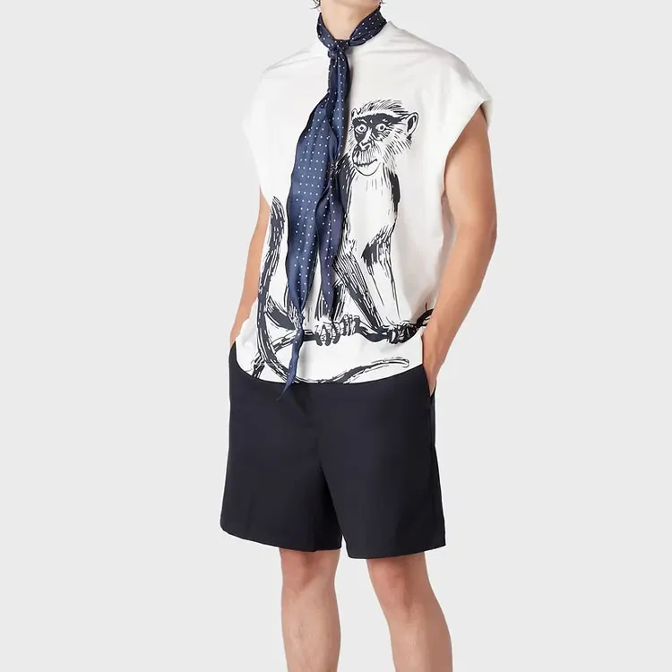 EMPORIO ARMANI SS23 T Shirt Men's White-5