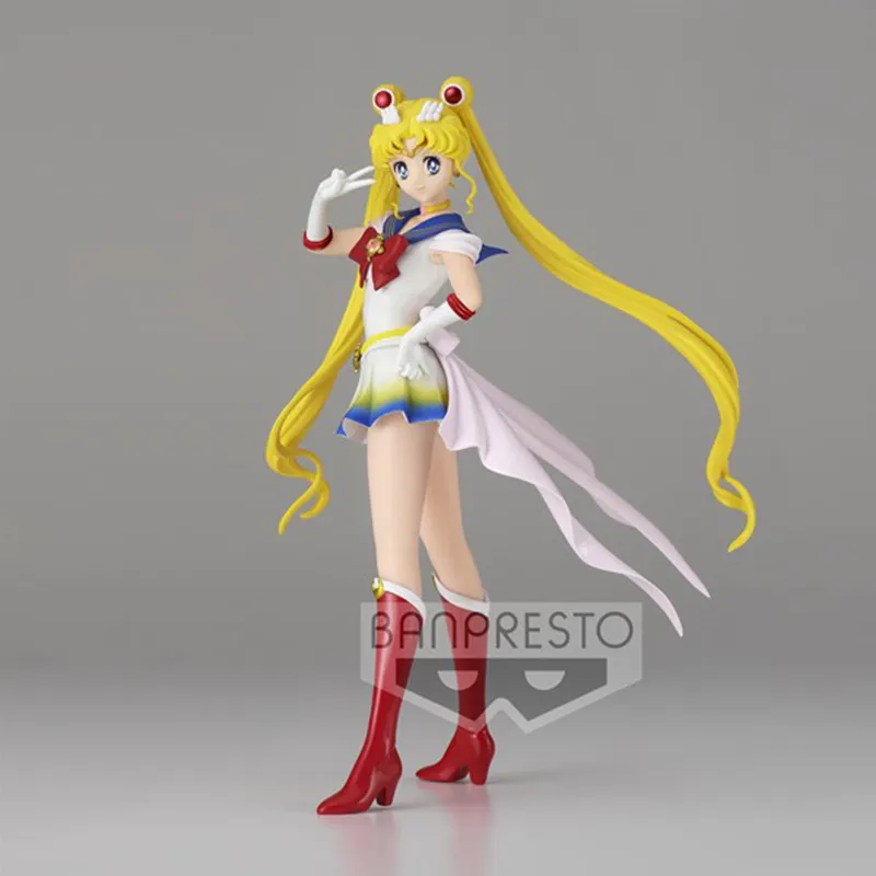 BANPRESTO Sailor Moon Eternal The Movie Glitter And Glamours Super Sailor Moon Version A Figure White & Yellow-1