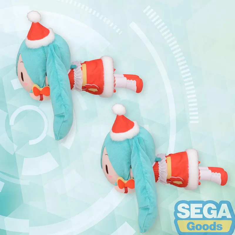 SEGA Hatsune Miku Christmas 2023 Tarepanda Green Dolls Plush Doll 16cm High-1