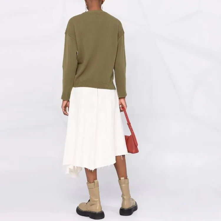 ALBERTA FERRETTI FW21 Loose Fit Sweater Women's Green-2