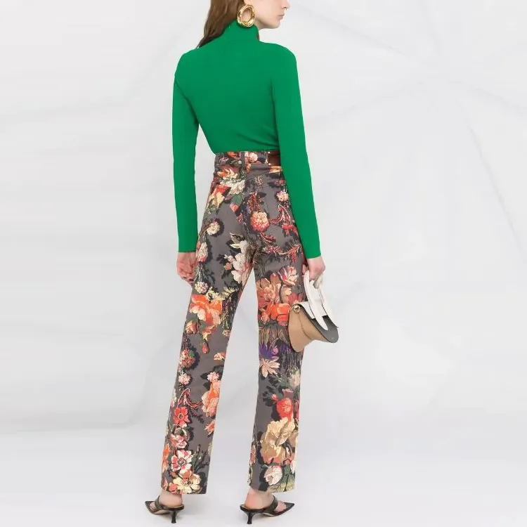 Stella McCartney FW21 Slim Fit Sweater Women's Green-2