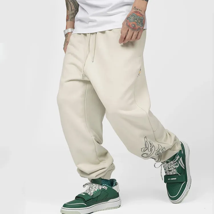 LiNing Badfive Sports Pants Men's Yellow Gray-3