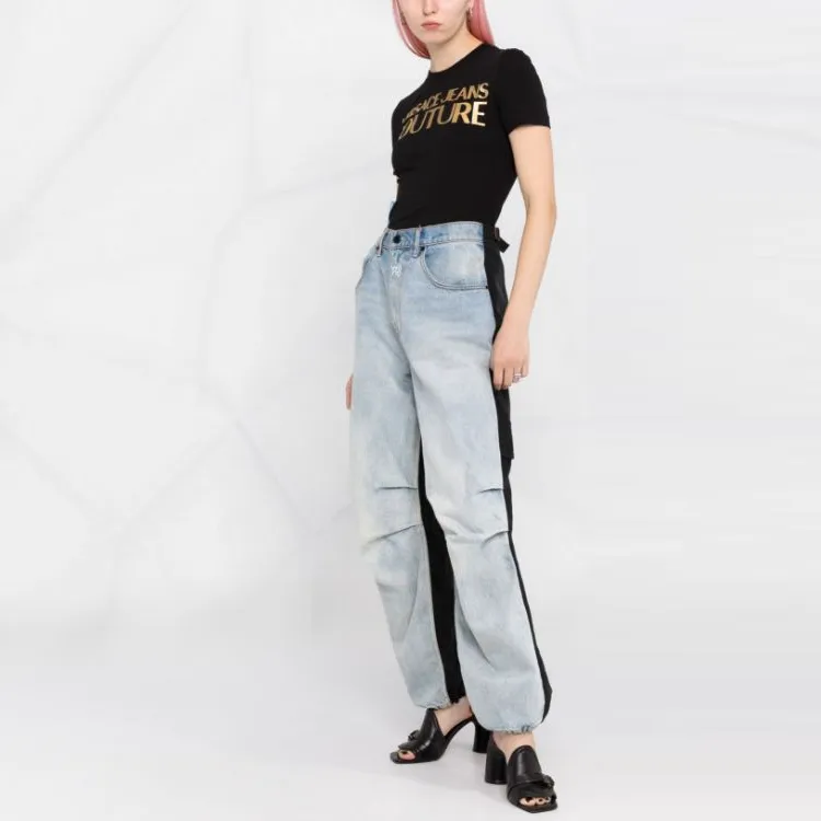 VERSACE JEANS COUTURE Logo Print Short sleeve T shirt-3