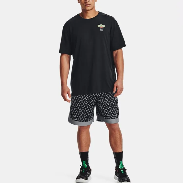 Under Armour Curry X Sesame Street T Shirt Men's Black-2