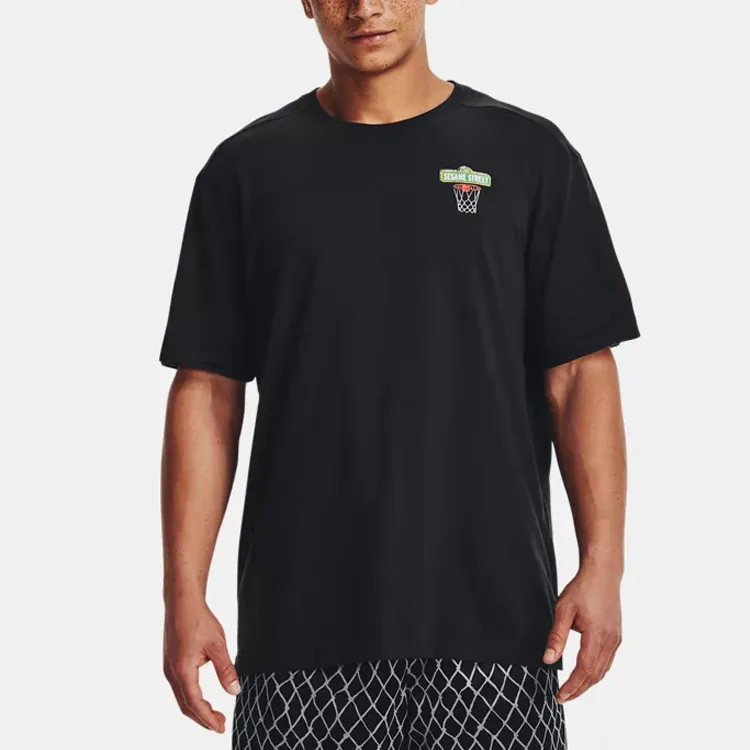 Under Armour Curry X Sesame Street T Shirt Men's Black-3
