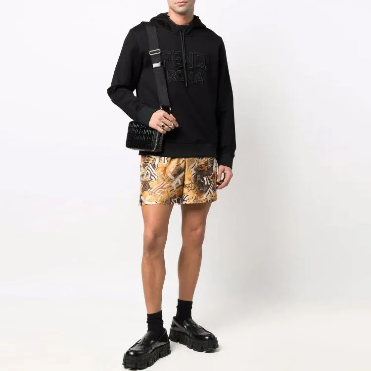 FENDI Sweatshirts Men Black-1