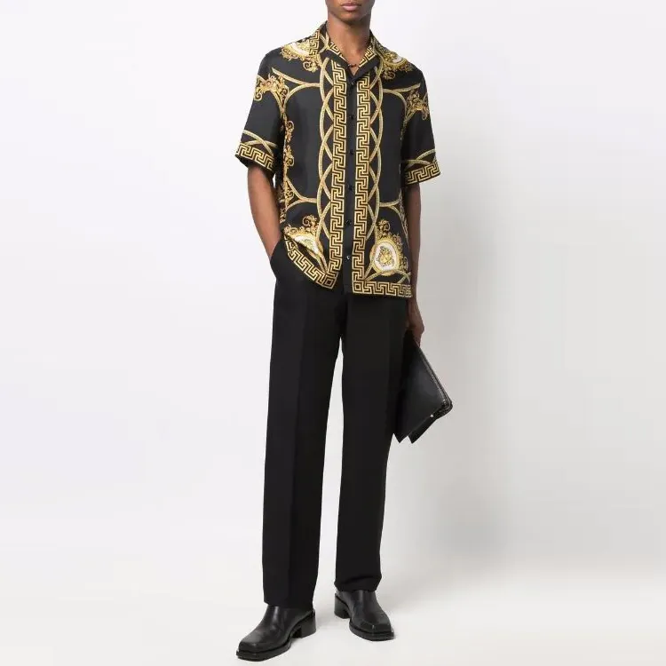 VERSACE La Coupe Des Dieux Silk Shirt-1