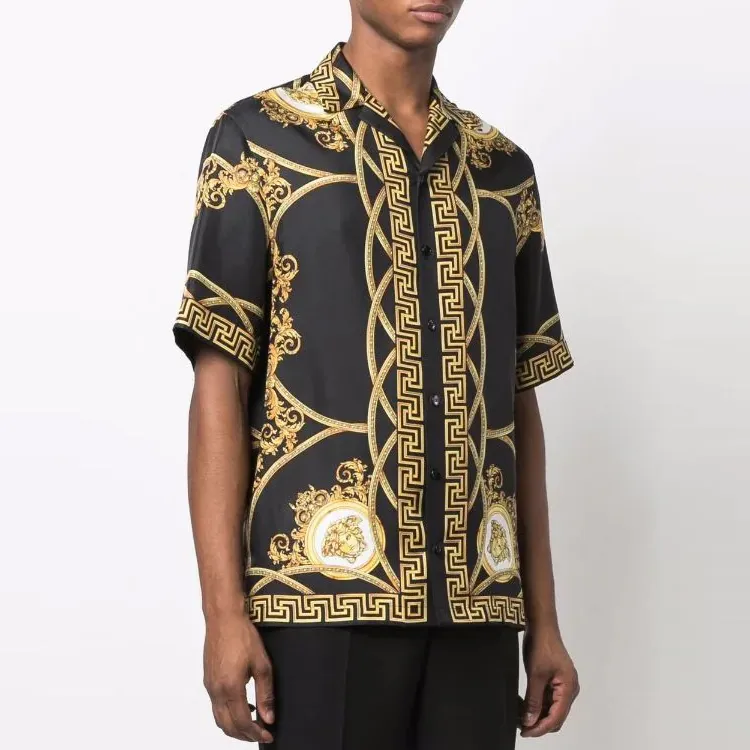 VERSACE La Coupe Des Dieux Silk Shirt-2