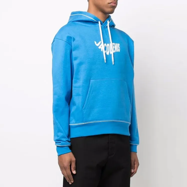 Jacquemus Le Sweatshirt Vague Print Wave Logo Hoodie-2
