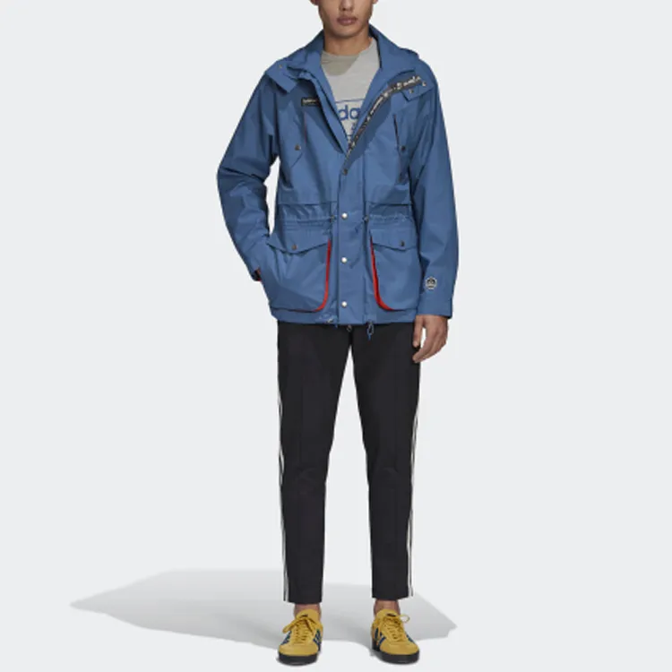 Adidas Originals STANDISH Jackets Men Blue-2