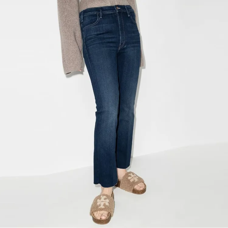 MOTHER The Hustler Cropped Jeans-3