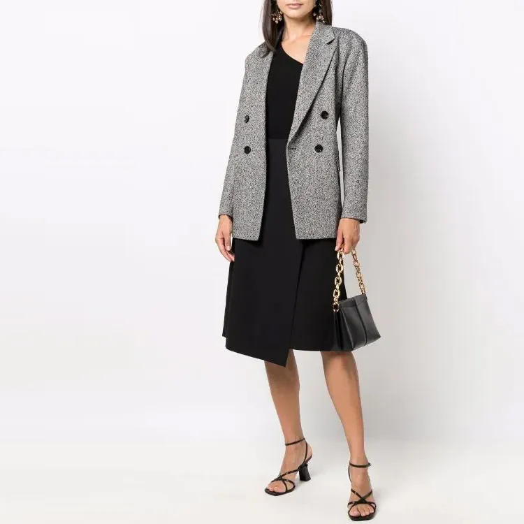 HUGO BOSS FW21 Casual Long Skirt Women's Black-1