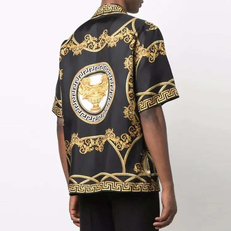 VERSACE La Coupe Des Dieux Silk Shirt-3
