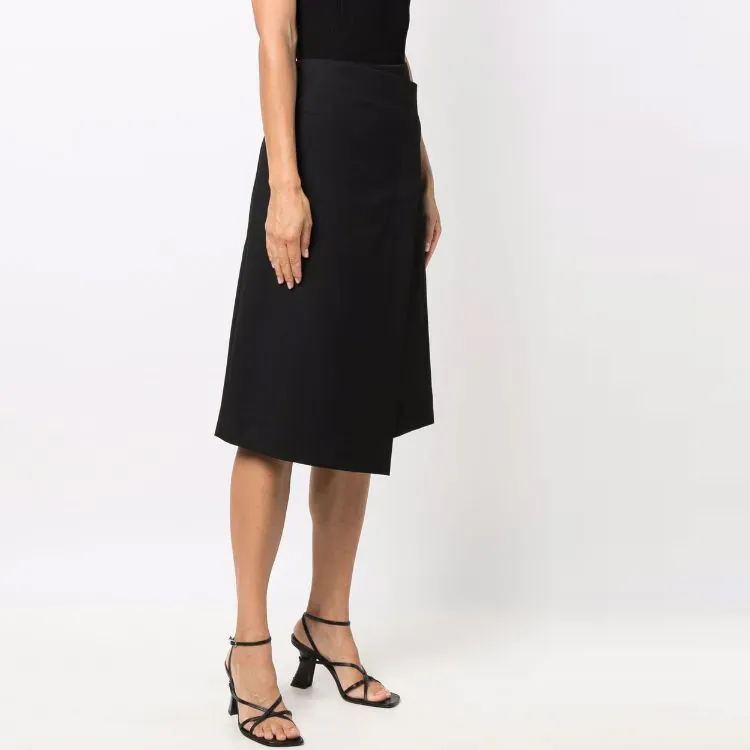 HUGO BOSS FW21 Casual Long Skirt Women's Black-2