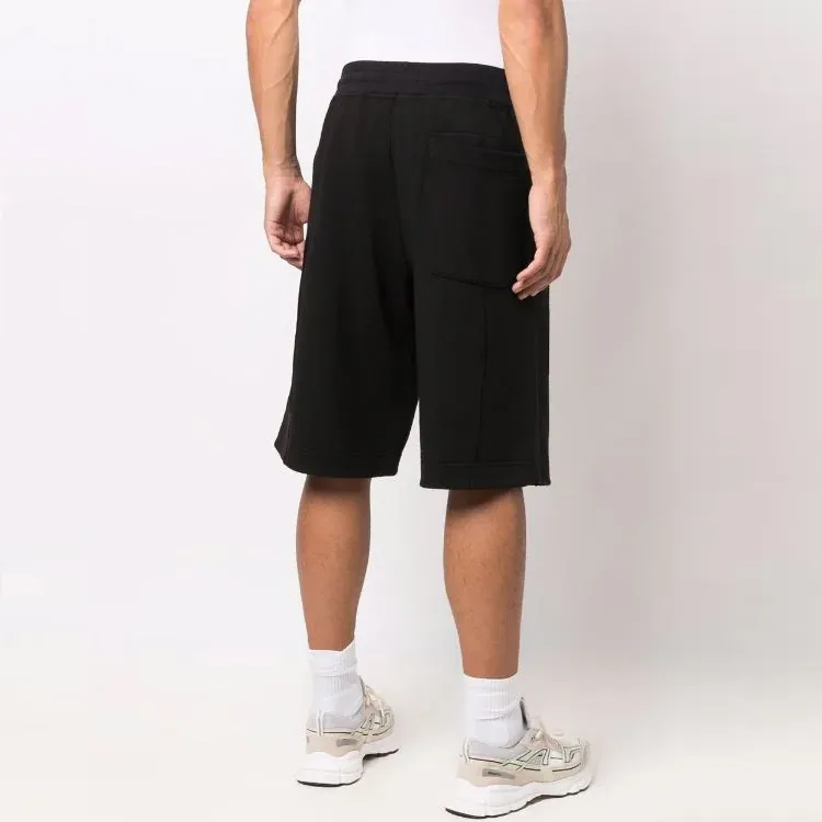 STONE ISLAND Logo patch Knee length Bermuda Shorts-3